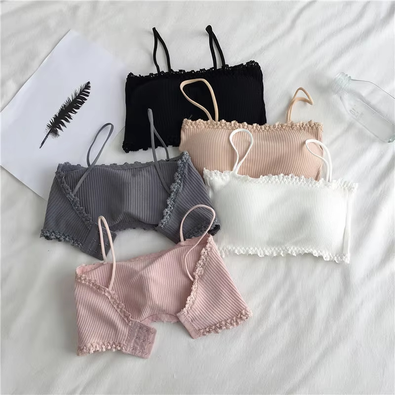 Suspender Tank Top - 여성용 브래지어 여성 튜브 탑 브래지어