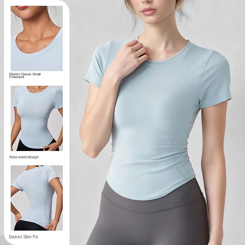 T Shirt Tight Fit - Dyenf Impact 여성용 스포츠 반팔 탑