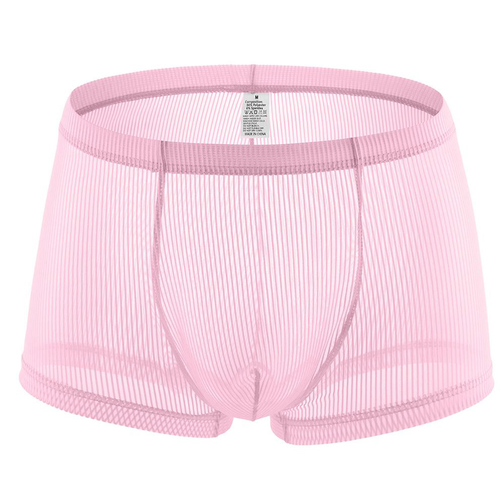 섹시한 남성용 메쉬 솔리드 팬티, U자형 포켓 통기성  - Pouch Boxer Pouch 리뷰 및 가격