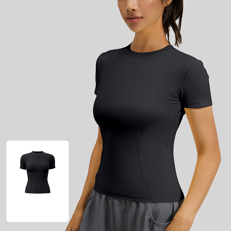 여성 슬림핏 요가 티셔츠 속건 통기성 반팔 러닝탑 가벼 - T Shirt Tight Fit 리뷰 및 가격