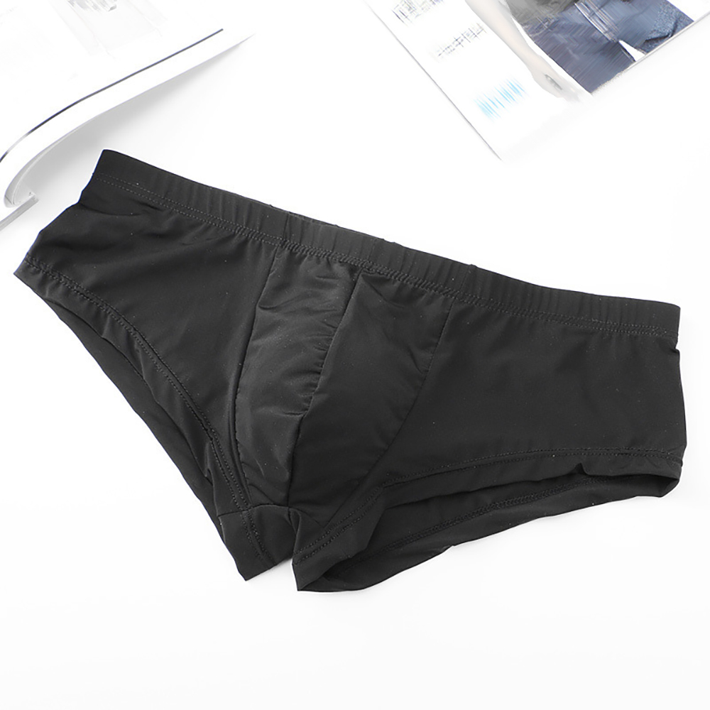 아이스 실크 속옷 복서 팬티 통기성 벌지 파우치 팬티  - Trunk Breathable Men 리뷰 및 가격