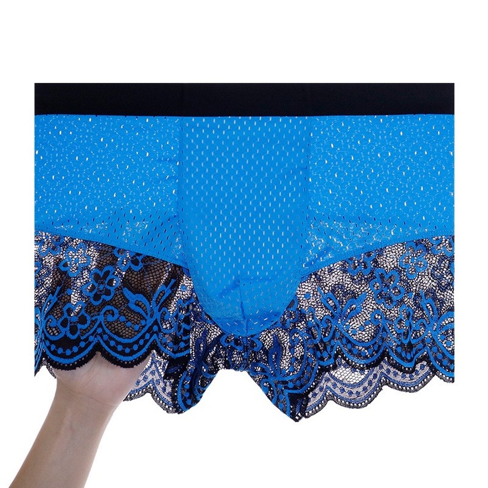 남성용 아이스 실크 레이스 메쉬 팬티 볼륨 파우치 속옷 - Pouch Boxer Pouch 리뷰 및 가격