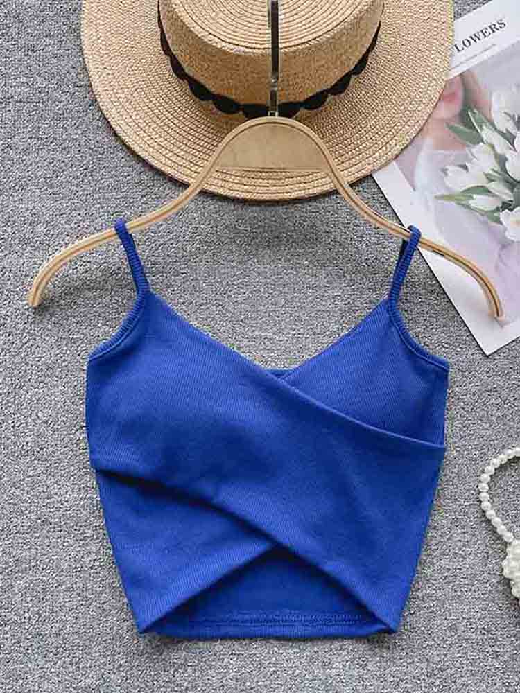   불규칙한 캐주얼 스포츠 캐미솔 여성 스트랩 디자인  - Suspender Tank Top 리뷰 및 가격